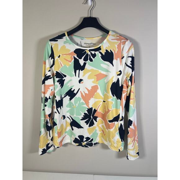 Hang Ten Womens Sunray Long Sleeve Sun Tee Sun Shirt UPF 50 Protection Size XL - Picture 3 of 8